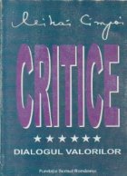 Critice, Volumul al VI-lea - Dialogul valorilor