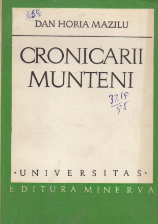 Cronicarii Munteni - Citeva Modele de Retorica a Povestirii