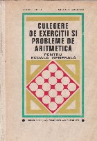 Culegere exercitii probleme aritmetica pentru