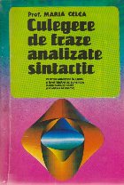 Culegere Fraze Analizate Sintactic Pentru