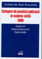 CULEGERE PRACTICA JUDICIARA MATERIE CIVILA