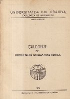 Culegere de probleme de analiza functionala