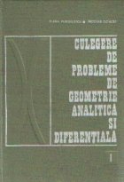 Culegere probleme geometrie analitica diferentiala
