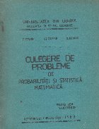 Culegere probleme probabilitati statistica matematica