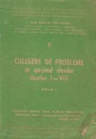 Culegere probleme sprijinul elevilor claselor