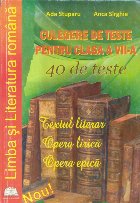 Culegere teste pentru clasa VII