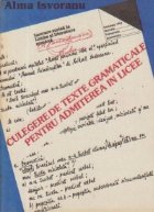 Culegere de texte gramaticale pentru admiterea in licee