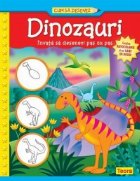 Cum sa desenez - Dinozauri. Invata sa desenezi pas cu pas