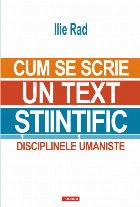 Cum scrie text ştiinţific Disciplinele