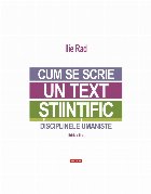 Cum se scrie un text ştiinţific : disciplinele umaniste