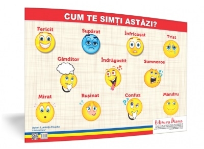 Cum te simti astazi? - plansa 50x70 - Proiecte Tematice