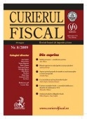 Curierul fiscal, Nr. 8/2009