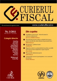 Curierul fiscal, Nr. 3/2011