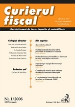 Curierul fiscal, nr. 1/2006