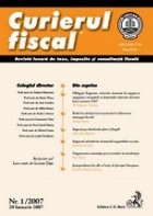 Curierul fiscal, nr. 1/2007