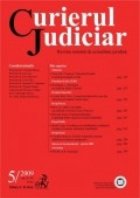 coperta Curierul Judiciar, Nr. 5/2009