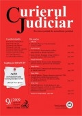 Curierul Judiciar, Nr. 9/2009