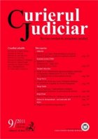 Curierul Judiciar. Nr. 9/2011