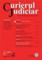 coperta Curierul Judiciar, Nr. 1/2009