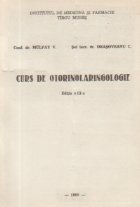 Curs de otorinolaringologie