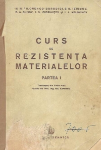 Curs de rezistenta materialelor, Partea I