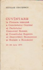 Cuvintare Plenara Comitetului Central Partidului