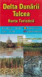 Delta Dunarii. Tulcea. Harta turistica (romana-engleza)