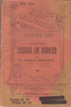 Despre existenta lui Dumnezeu