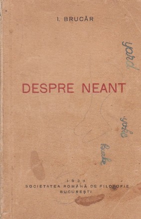 Despre neant