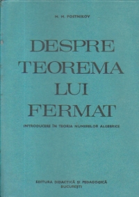 Despre teorema lui Fermat - Introducere in teoria numerelor algebrice