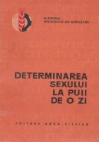 Determinarea sexului la puii de o zi