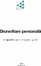 Dezvoltare personală ghidul învăţătorului şi