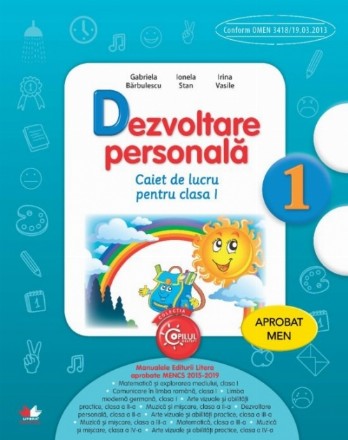 Dezvoltare personala. Caiet de lucru pentru clasa I. reeditare