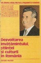 Dezvoltarea invatamintului, stiintei si culturii in Romania