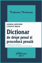 Dictionar drept penal procedura penala