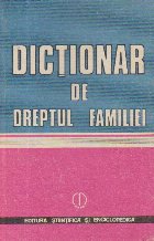 Dictionar de dreptul familiei