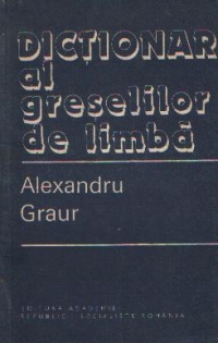 Dictionar al greselilor de limba