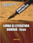 Didactica specialitatii Limba literatura romana