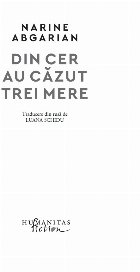 Din cer căzut trei mere