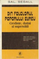 coperta Din folclorul poporului evreu - Credinte, datini si superstitii