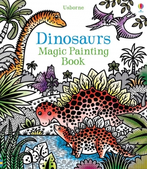 Dinosaurs magic painting book