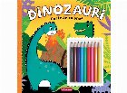 Dinozauri : carte de colorat