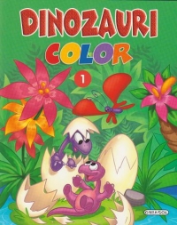 Dinozauri Color 1 (carte de colorat)