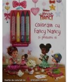 Disney. Fancy Nancy. Coloram cu Fancy Nancy si prietenii ei. Contine 4 creioane cerate