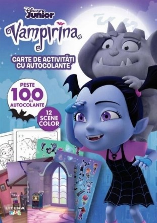      Disney Junior. Vampirina. Carte de activitati cu autocolante