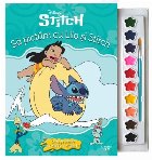 Disney Stitch : Să pictăm cu Lilo şi Stitch,carte cu pensulă şi acuarele