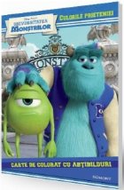 Disney Universitatea Monstrilor - Culorile prieteniei. Carte de colorat cu abtibilduri