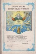Divina zidire Sinteza biblica versuri