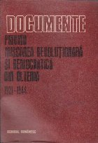 Documente Privind Miscarea Revolutionara si Democratica din Oltenia (1921-1944)