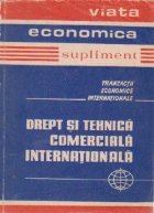 Drept drept tehnica comerciala internationala